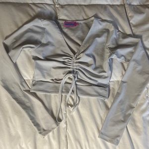 White edikted long sleeve